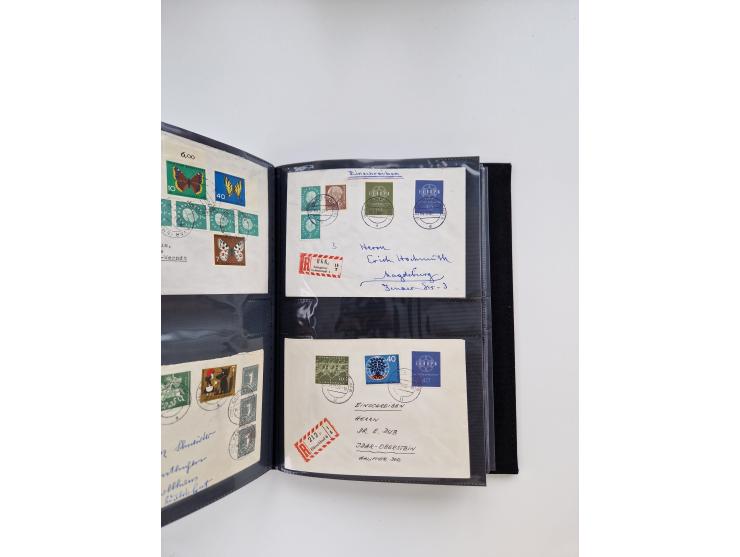 1949/80(ca.), über 1100 Briefe und Karten, dabei bessere frühe Frankaturen