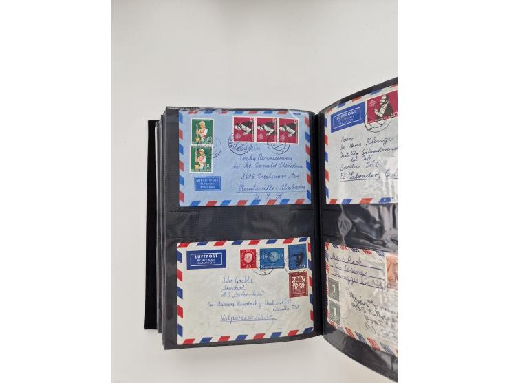 1949/80(ca.), über 1100 Briefe und Karten, dabei bessere frühe Frankaturen