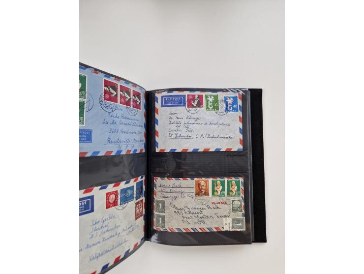 1949/80(ca.), über 1100 Briefe und Karten, dabei bessere frühe Frankaturen