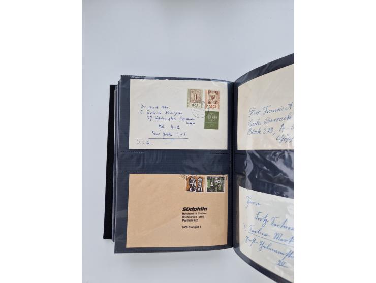 1949/80(ca.), über 1100 Briefe und Karten, dabei bessere frühe Frankaturen