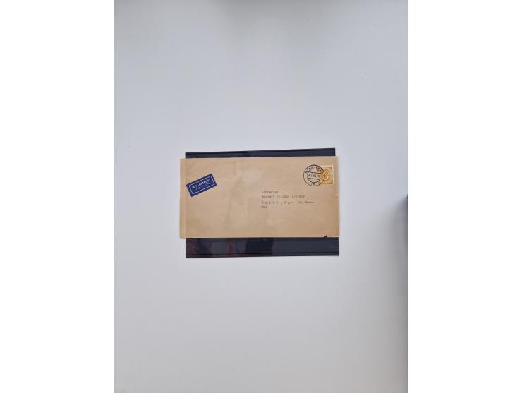 1949/80(ca.), über 1100 Briefe und Karten, dabei bessere frühe Frankaturen
