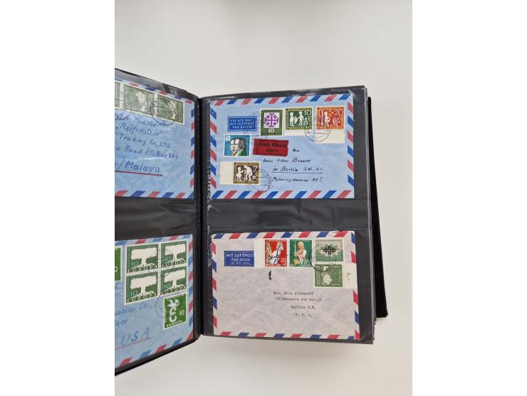 1949/80(ca.), über 1100 Briefe und Karten, dabei bessere frühe Frankaturen