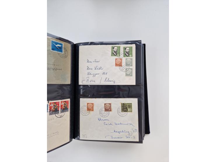 1949/80(ca.), über 1100 Briefe und Karten, dabei bessere frühe Frankaturen