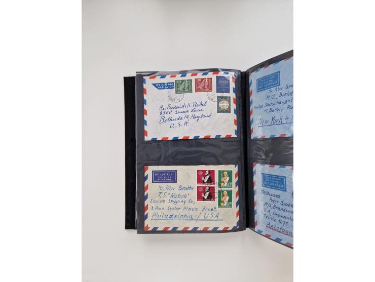 1949/80(ca.), über 1100 Briefe und Karten, dabei bessere frühe Frankaturen