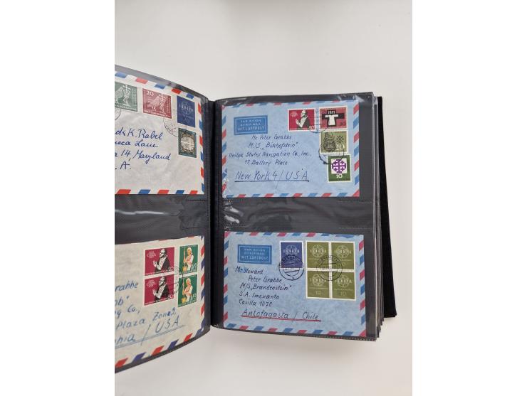 1949/80(ca.), über 1100 Briefe und Karten, dabei bessere frühe Frankaturen