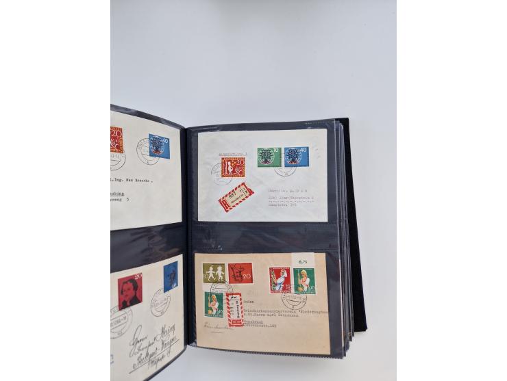 1949/80(ca.), über 1100 Briefe und Karten, dabei bessere frühe Frankaturen