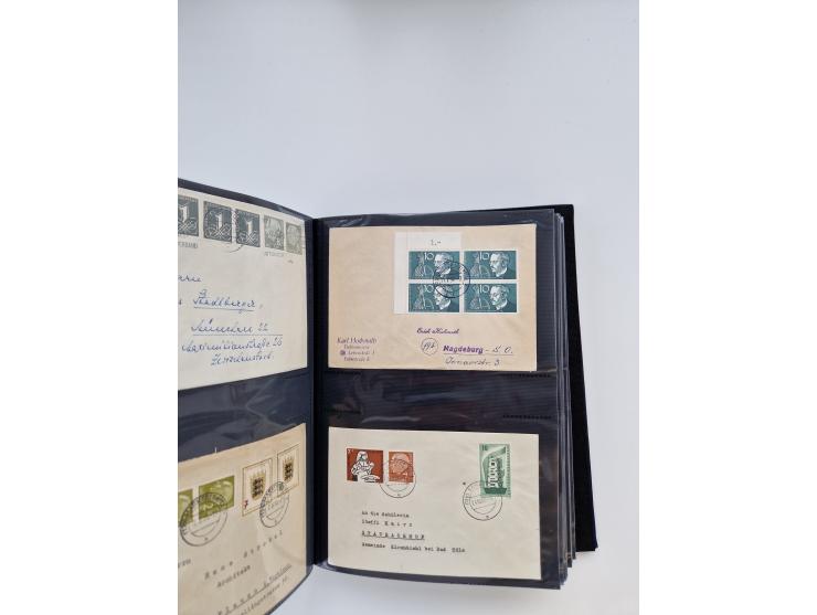 1949/80(ca.), über 1100 Briefe und Karten, dabei bessere frühe Frankaturen