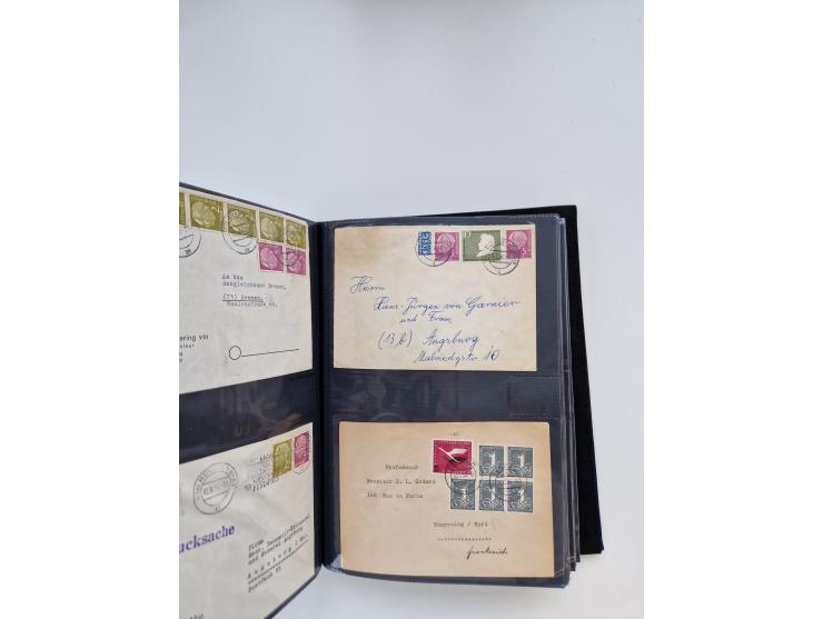 1949/80(ca.), über 1100 Briefe und Karten, dabei bessere frühe Frankaturen