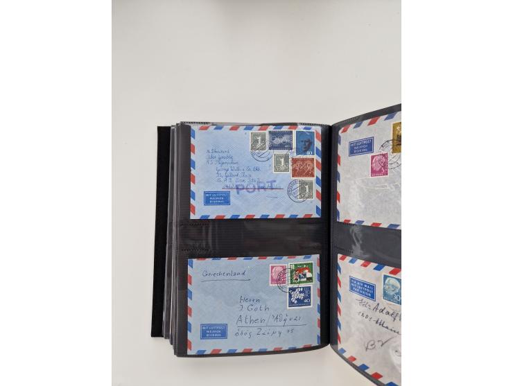 1949/80(ca.), über 1100 Briefe und Karten, dabei bessere frühe Frankaturen