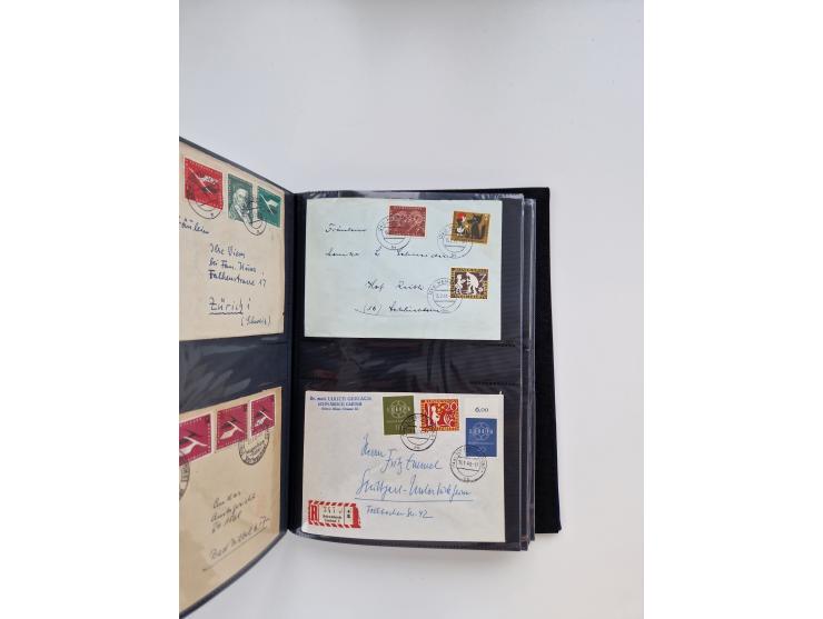 1949/80(ca.), über 1100 Briefe und Karten, dabei bessere frühe Frankaturen