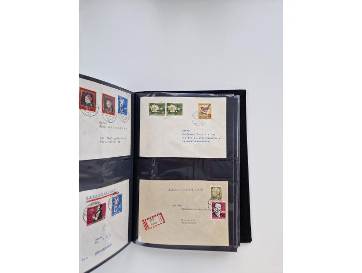 1949/80(ca.), über 1100 Briefe und Karten, dabei bessere frühe Frankaturen