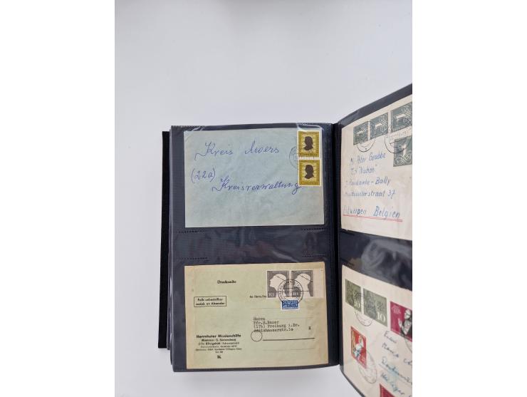 1949/80(ca.), über 1100 Briefe und Karten, dabei bessere frühe Frankaturen