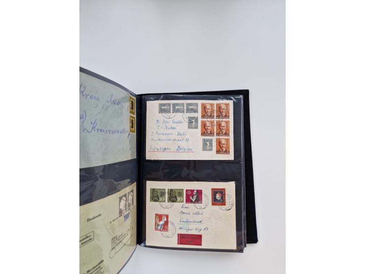 1949/80(ca.), über 1100 Briefe und Karten, dabei bessere frühe Frankaturen