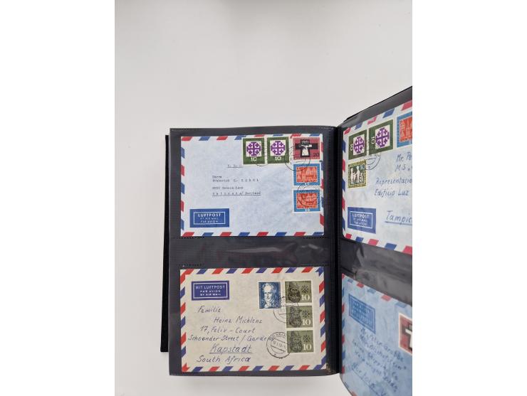 1949/80(ca.), über 1100 Briefe und Karten, dabei bessere frühe Frankaturen