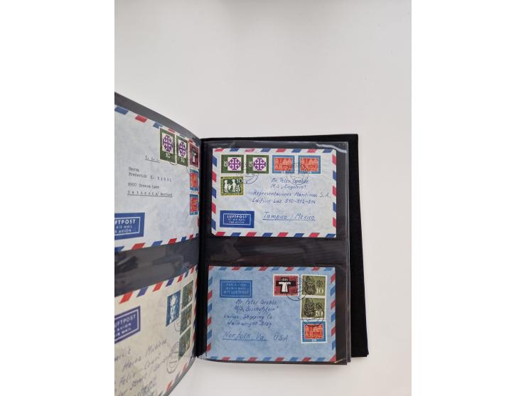 1949/80(ca.), über 1100 Briefe und Karten, dabei bessere frühe Frankaturen