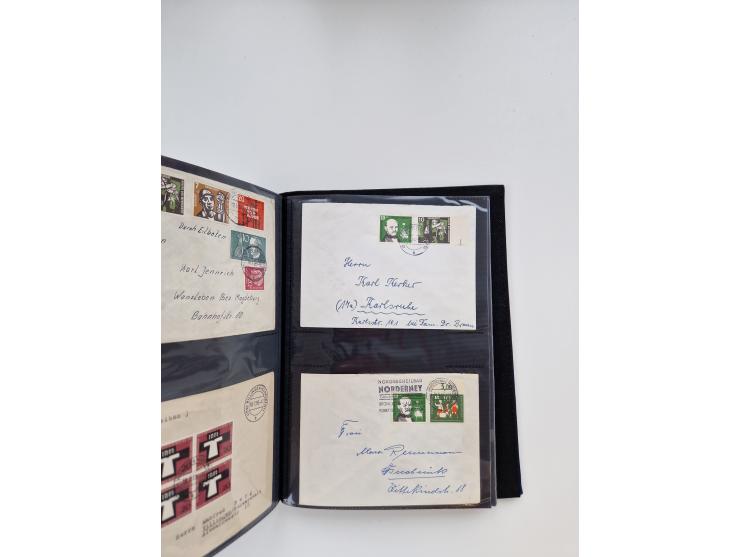 1949/80(ca.), über 1100 Briefe und Karten, dabei bessere frühe Frankaturen