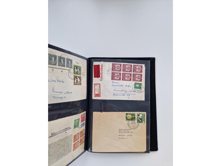 1949/80(ca.), über 1100 Briefe und Karten, dabei bessere frühe Frankaturen