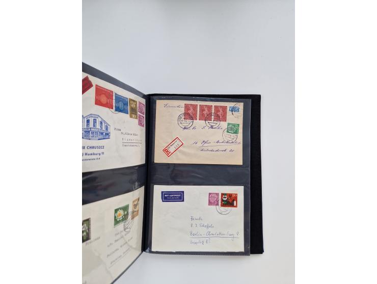 1949/80(ca.), über 1100 Briefe und Karten, dabei bessere frühe Frankaturen