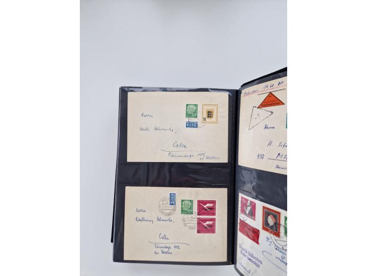 1949/80(ca.), über 1100 Briefe und Karten, dabei bessere frühe Frankaturen