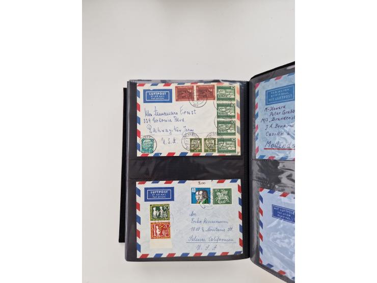 1949/80(ca.), über 1100 Briefe und Karten, dabei bessere frühe Frankaturen