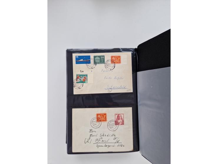 1949/80(ca.), über 1100 Briefe und Karten, dabei bessere frühe Frankaturen