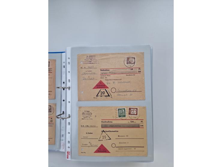 1949/80(ca.), über 1100 Briefe und Karten, dabei bessere frühe Frankaturen