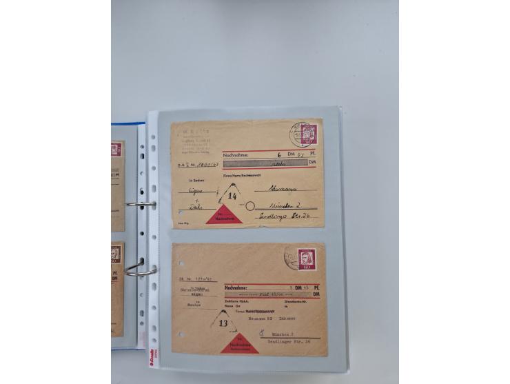 1949/80(ca.), über 1100 Briefe und Karten, dabei bessere frühe Frankaturen