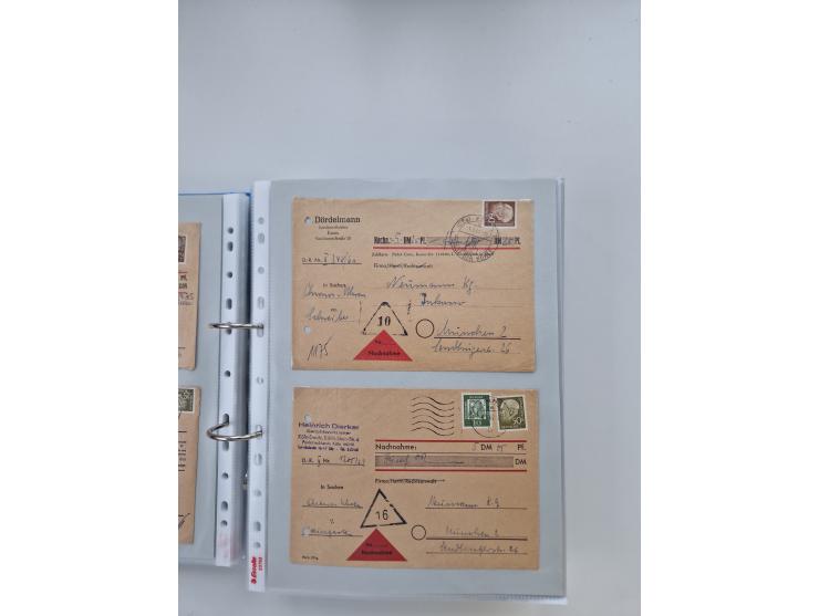 1949/80(ca.), über 1100 Briefe und Karten, dabei bessere frühe Frankaturen