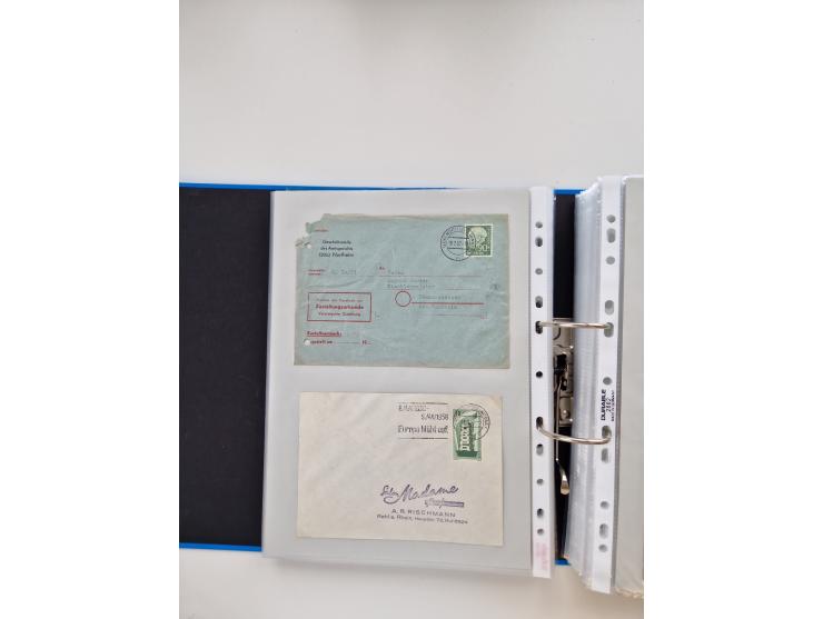 1949/80(ca.), über 1100 Briefe und Karten, dabei bessere frühe Frankaturen