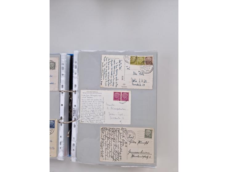 1949/80(ca.), über 1100 Briefe und Karten, dabei bessere frühe Frankaturen