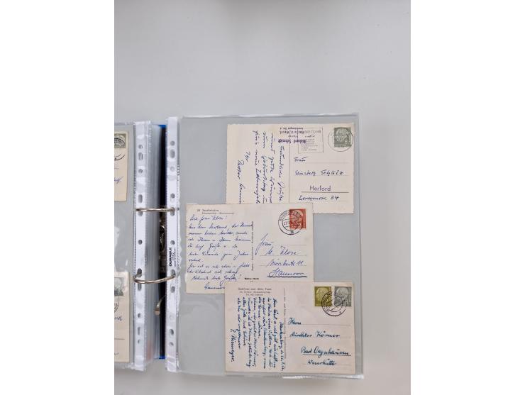 1949/80(ca.), über 1100 Briefe und Karten, dabei bessere frühe Frankaturen
