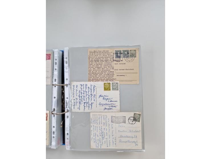 1949/80(ca.), über 1100 Briefe und Karten, dabei bessere frühe Frankaturen