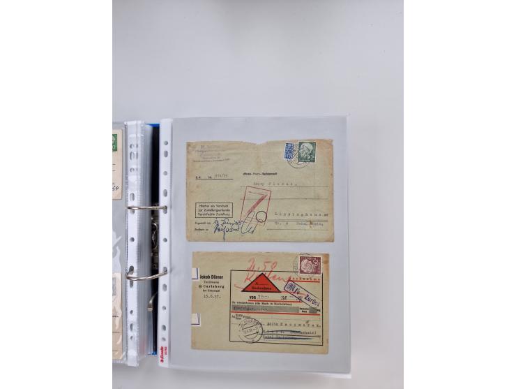 1949/80(ca.), über 1100 Briefe und Karten, dabei bessere frühe Frankaturen
