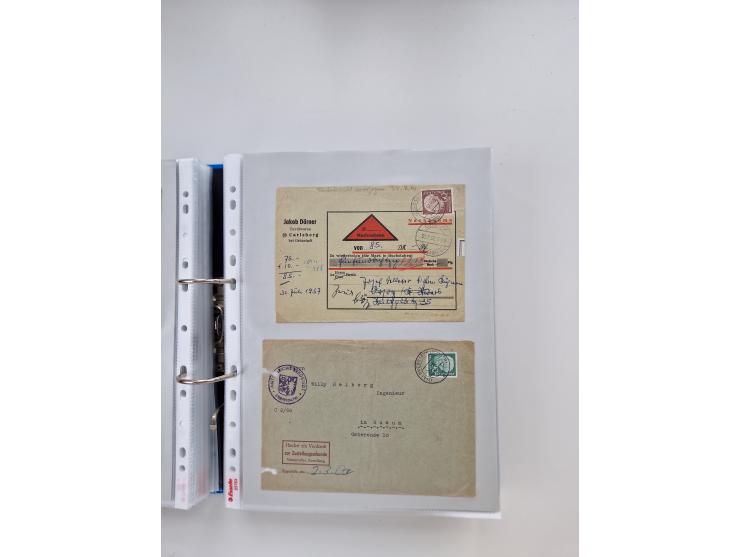 1949/80(ca.), über 1100 Briefe und Karten, dabei bessere frühe Frankaturen