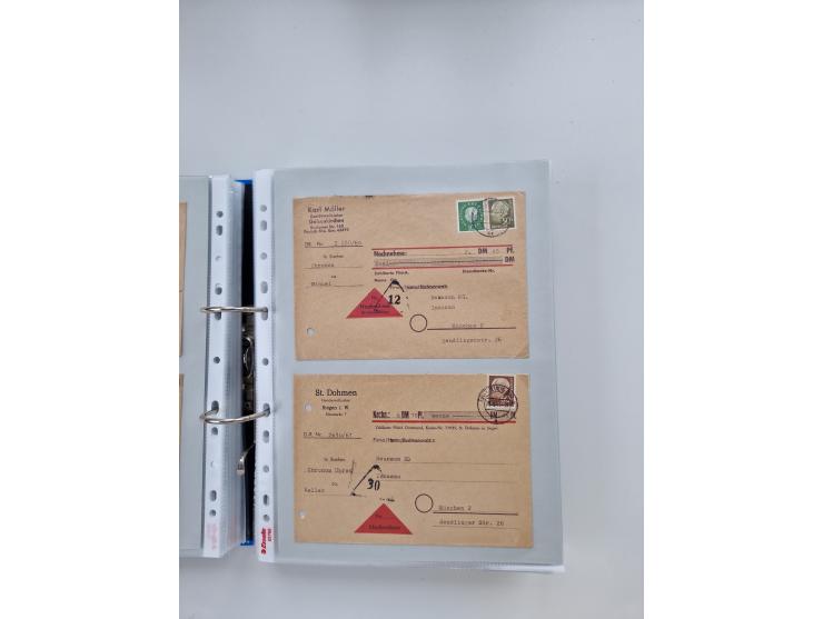1949/80(ca.), über 1100 Briefe und Karten, dabei bessere frühe Frankaturen