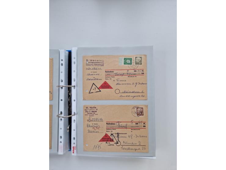 1949/80(ca.), über 1100 Briefe und Karten, dabei bessere frühe Frankaturen