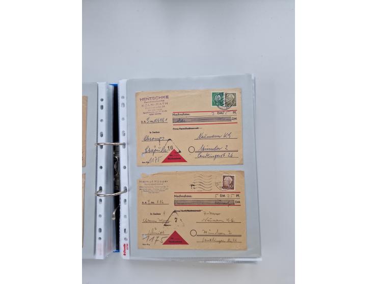1949/80(ca.), über 1100 Briefe und Karten, dabei bessere frühe Frankaturen