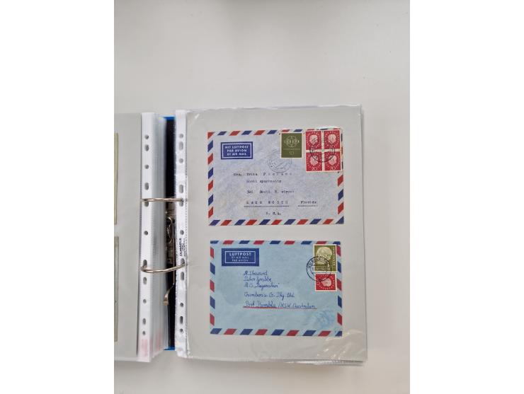 1949/80(ca.), über 1100 Briefe und Karten, dabei bessere frühe Frankaturen