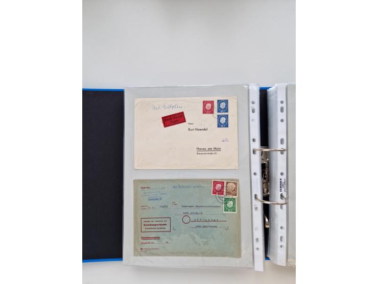 1949/80(ca.), über 1100 Briefe und Karten, dabei bessere frühe Frankaturen