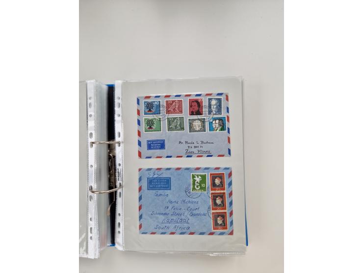 1949/80(ca.), über 1100 Briefe und Karten, dabei bessere frühe Frankaturen