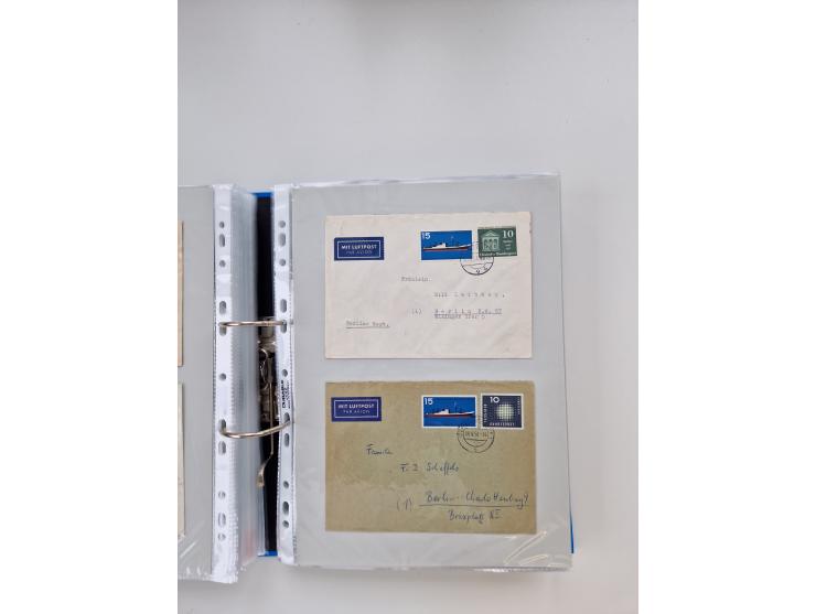 1949/80(ca.), über 1100 Briefe und Karten, dabei bessere frühe Frankaturen