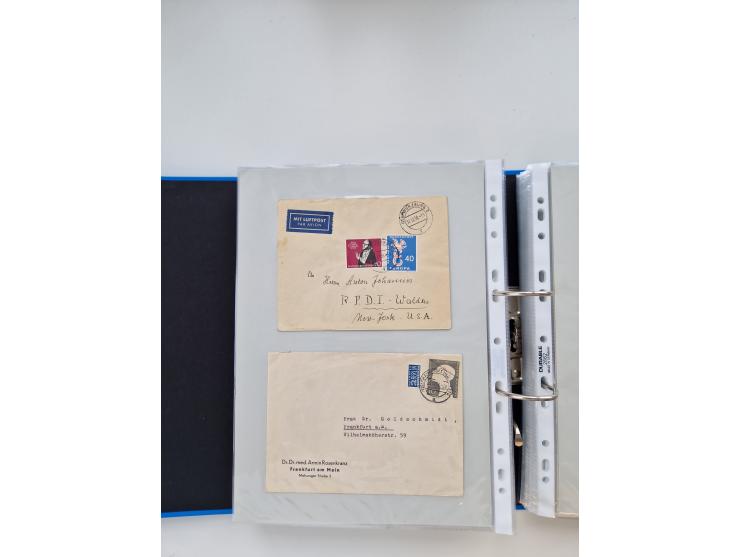 1949/80(ca.), über 1100 Briefe und Karten, dabei bessere frühe Frankaturen
