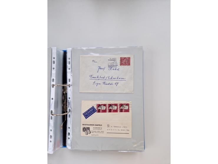 1949/80(ca.), über 1100 Briefe und Karten, dabei bessere frühe Frankaturen