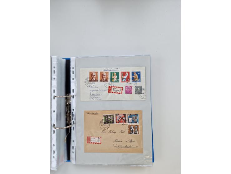 1949/80(ca.), über 1100 Briefe und Karten, dabei bessere frühe Frankaturen