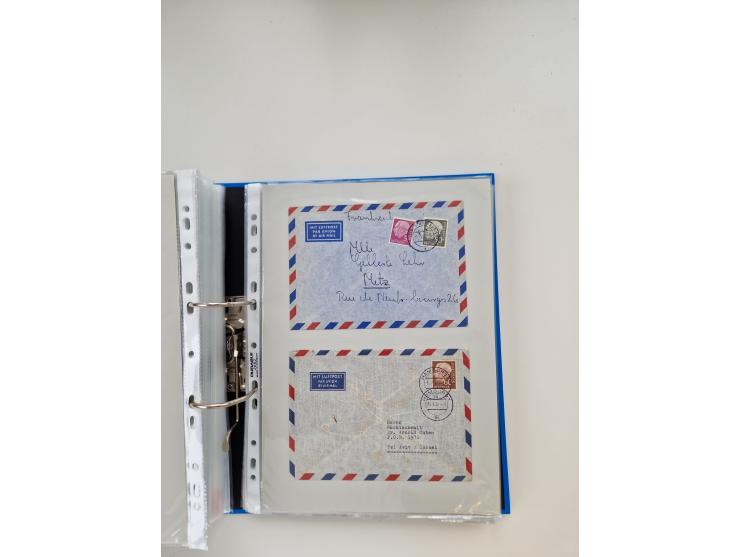 1949/80(ca.), über 1100 Briefe und Karten, dabei bessere frühe Frankaturen