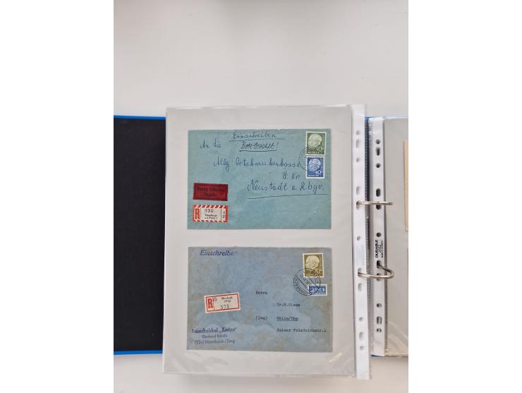1949/80(ca.), über 1100 Briefe und Karten, dabei bessere frühe Frankaturen