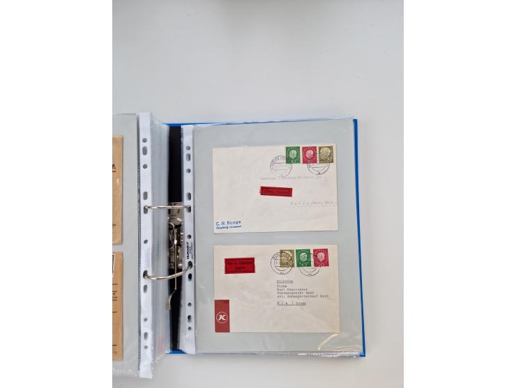 1949/80(ca.), über 1100 Briefe und Karten, dabei bessere frühe Frankaturen