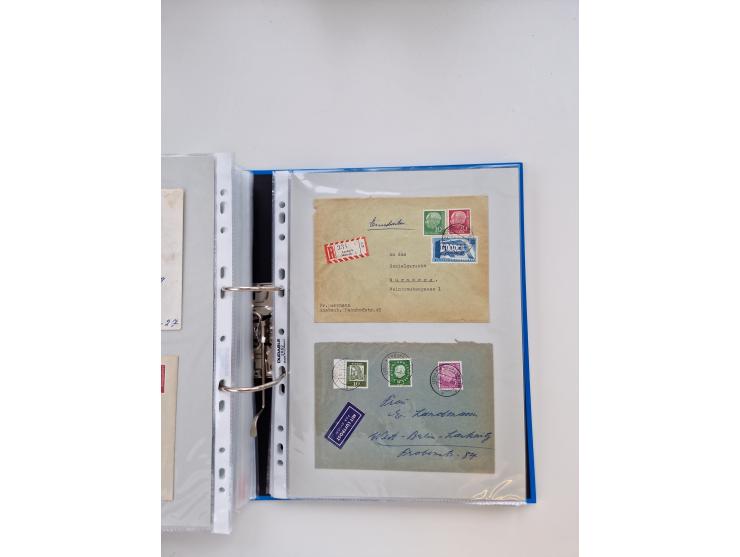 1949/80(ca.), über 1100 Briefe und Karten, dabei bessere frühe Frankaturen