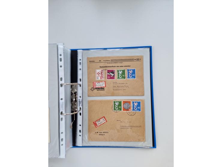 1949/80(ca.), über 1100 Briefe und Karten, dabei bessere frühe Frankaturen