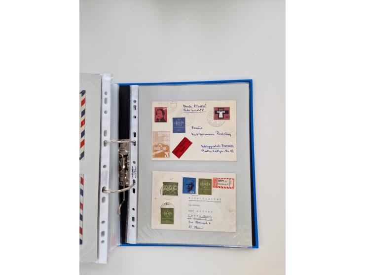 1949/80(ca.), über 1100 Briefe und Karten, dabei bessere frühe Frankaturen